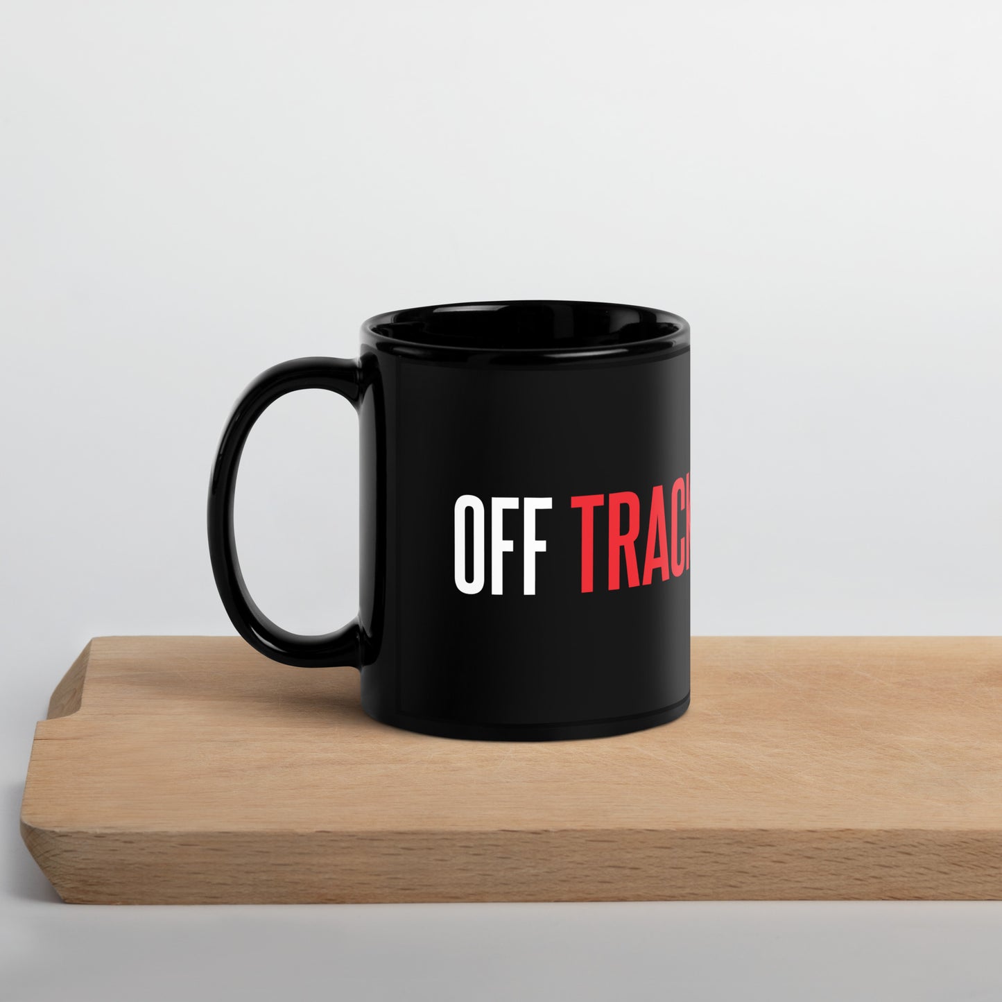 Off Track Mug in Black