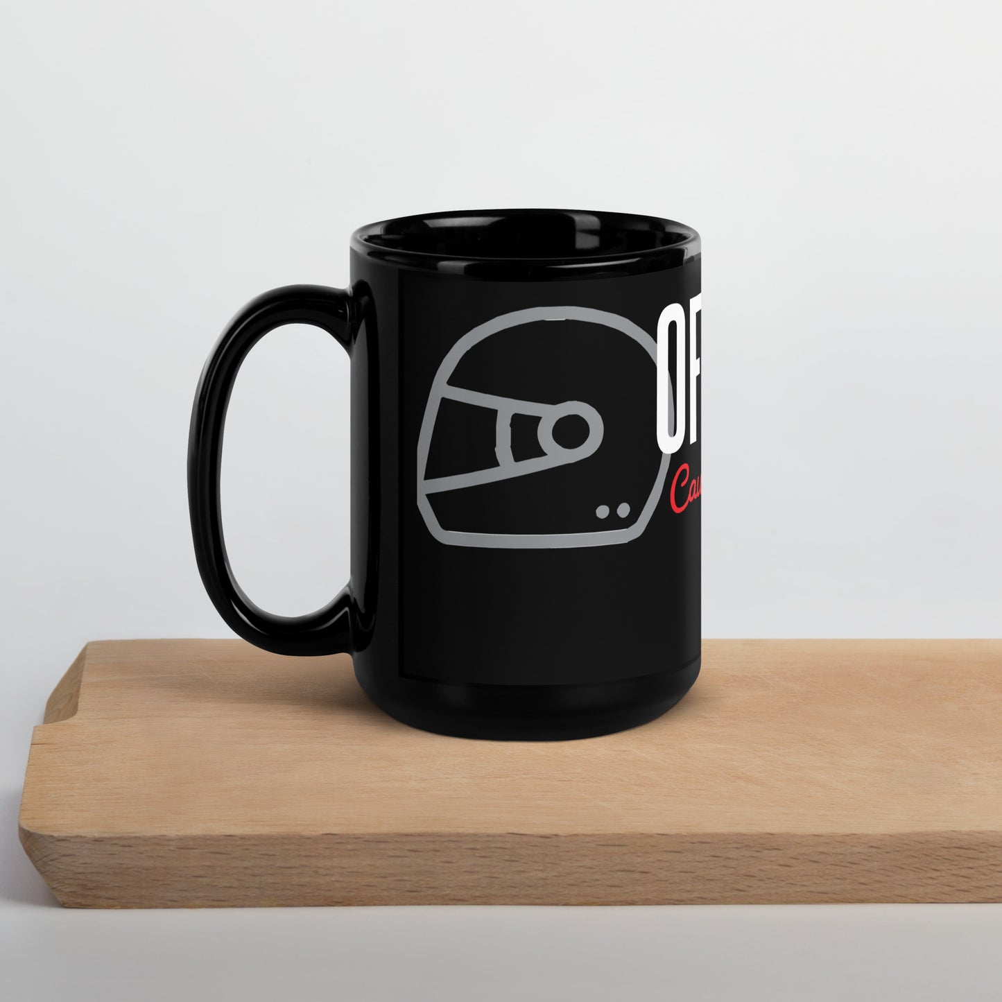 Cautiously Pessimistic Mug in Black