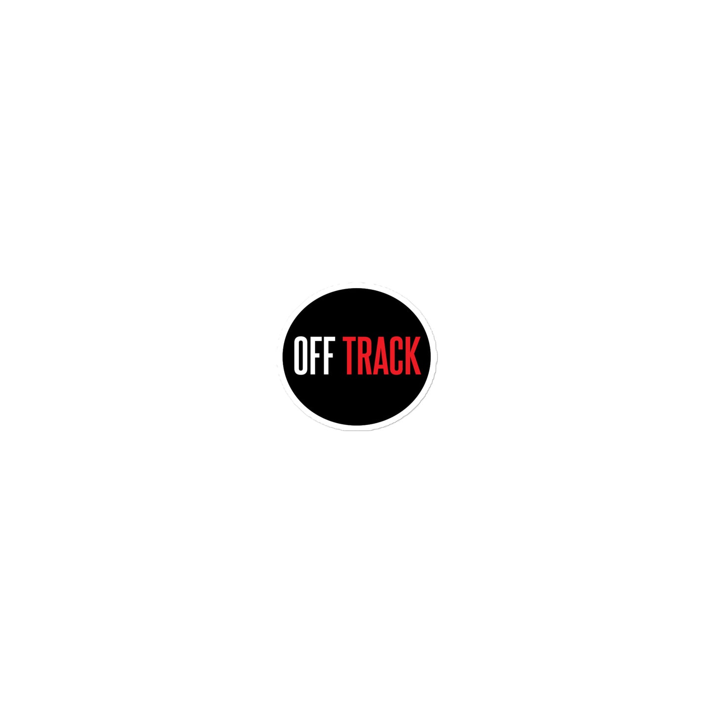 Off Track Sticker