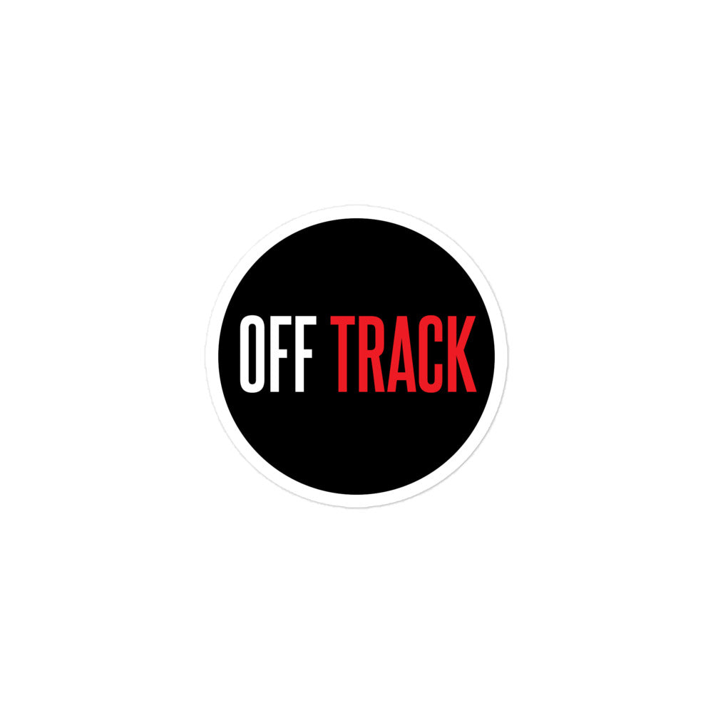 Off Track Sticker