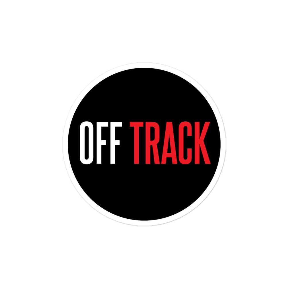 Off Track Sticker