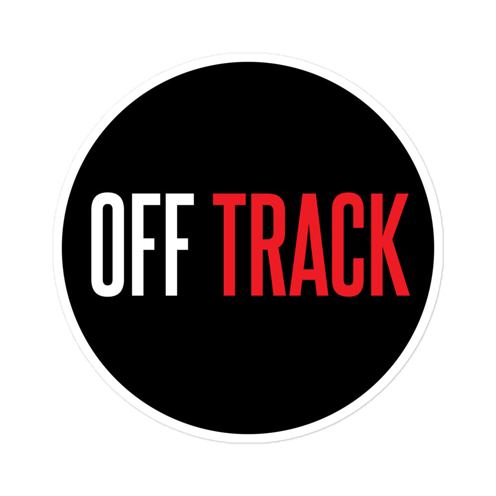 Off Track Sticker