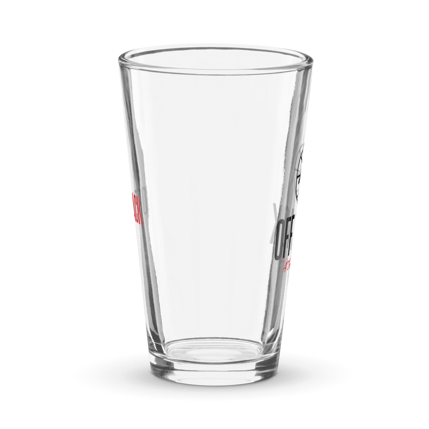 A Travel Podcast Pint Glass