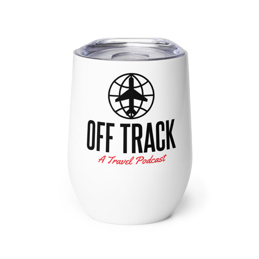 Travel Podcast Wine Tumbler