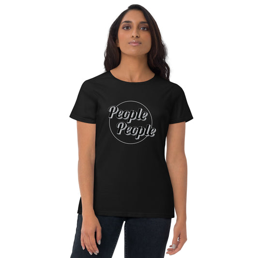 People People Women's Tee in Black