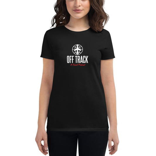 A Travel Podcast Women's Tee in Black